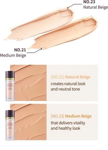 TERRAZEN RADIANCE LONGWEAR FOUNDATION NO.23 Medium Beige Тональна основа 30 ml