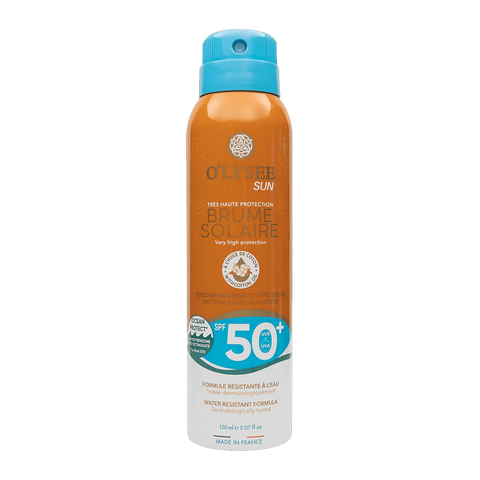 O'LYSEE Very High protection Sun Mist SPF 50+ Ароматизований сонцезахисний спрей SPF50+ 150 ml