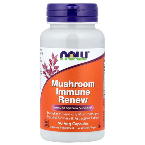 Now Foods Mushroom Immune Renew Підтримка імунної системи 90 Veg Capsules