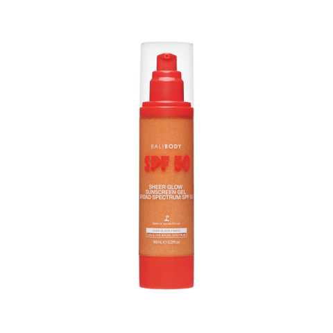 Bali Body Sheer Glow Sunscreen Gel SPF50 Сонцезахисний гель SPF50 з ефектом природного сяйва 95 ml