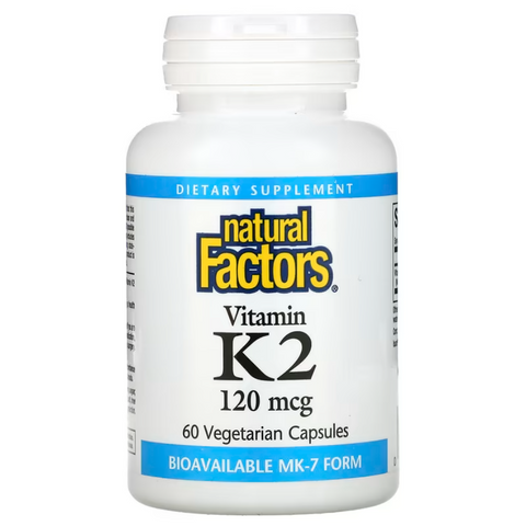 Natural Factors Vitamin K2 100 mcg Вітамін К2 60 caps
