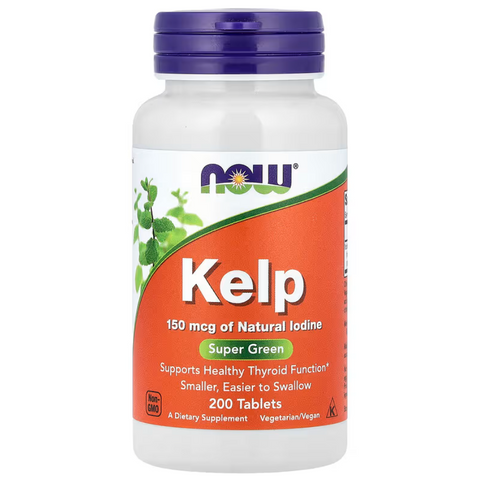 Now Foods Kelp Бурі водорості 150 мкг 200 tablets