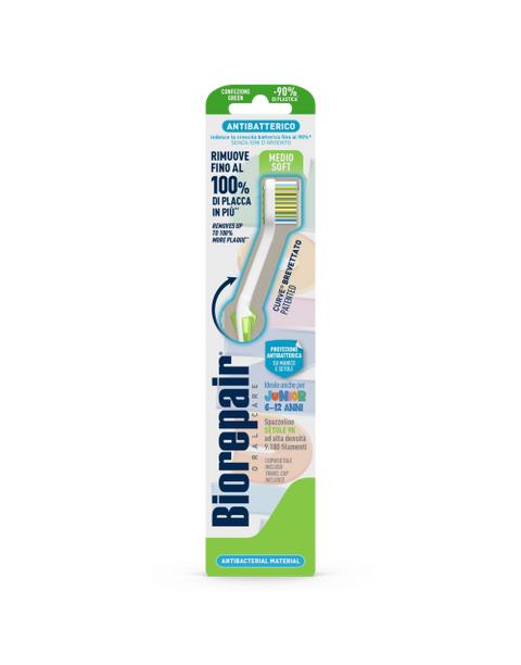 Biorepair Зубна щітка Medium Soft Junior (6-12 років), для щоденного догляду