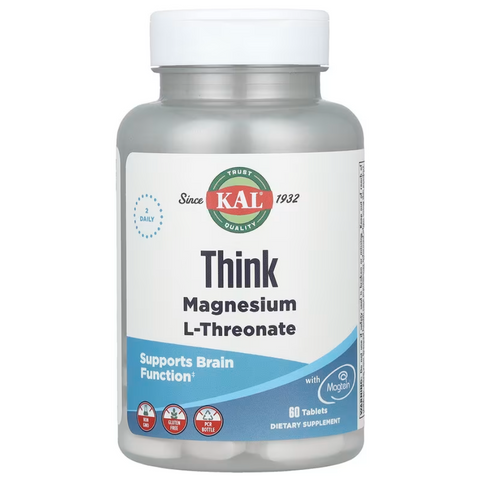 KAL Think Magnesium L-Threonate Магній L-Треонат 60 tabs
