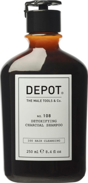 DEPOT 108 Detoxifying Charcoal Shampoo Шампунь для глибокого очищення 250 ml