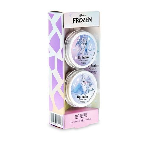 MAD BEAUTY Frozen Lip Balm Duo Cherry And Vanilla Бальзам для губ 2*12g