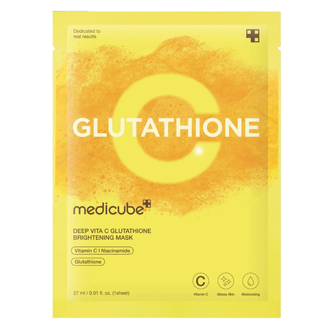 Medicube Deep Vita C Glutatihione Brightening Mask Тканинна маска з вітаміном С та глутатіоном