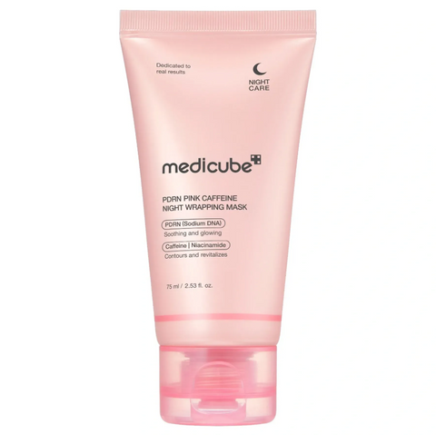 Medicube PDRN Pink Caffeine Night Wrapping Mask Нічна маска-плівка з полінуклеотидами та кофеїном 75 ml