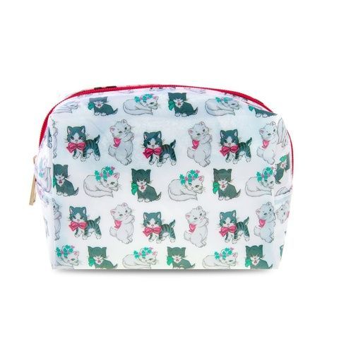 MAD BEAUTY Retro Christmas Cosmetic Bag Косметичка з котиками