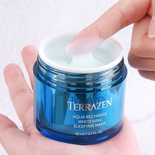 TERRAZEN AQUA RECHARGE WHITENING SLEEPING MASK Інтенсивно зволожуюча нічна маска 80 ml