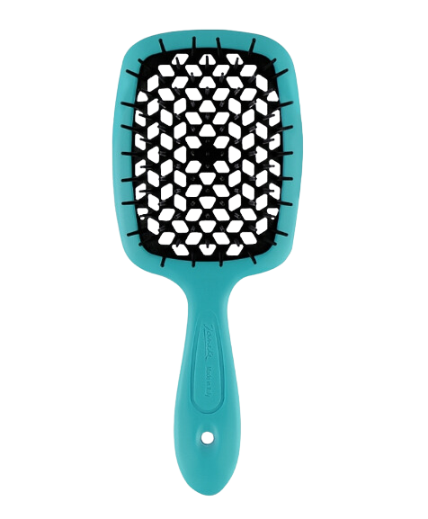 Janeke Superbrush The Original Italian Щітка для волосся Бірюзовий/Чорний
