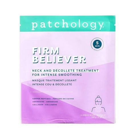 Patchology Firm Believer Neck & Decollete Treatment Розгладжуюча маска для шиї та декольте
