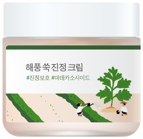 ROUND LAB Mugwort Calming Cream Заспокійливий крем з морським полином 80 ml