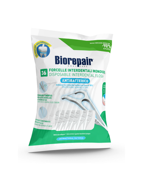 Biorepair Флоcсер з тримачем насичений гідроксиапатитом 36 шт