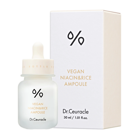 Dr.Ceuracle Vegan NIACIN&RICE Ampoule Ампульна сироватка для вирівнювання тону з ніацинамідом 30 ml