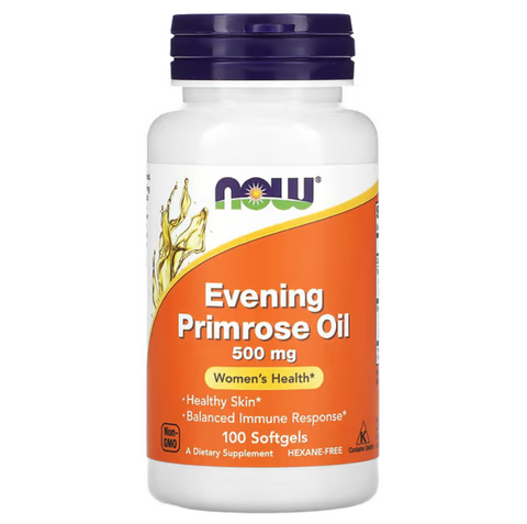 Now Foods Evening Primrose Oil 500 mg Олія вечірньої примули 100 softgels