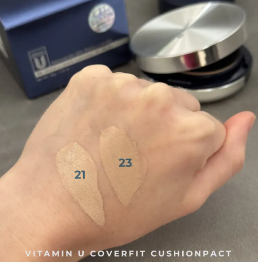CUSKIN Vitamin U Coverfit Cushhionpact SPF50+ PA++++ № 21 Кушон з запаскою Тон 21