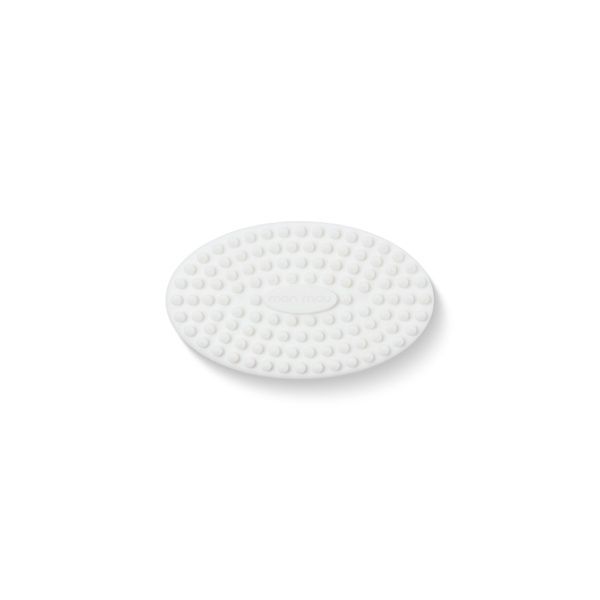 MON MOU SOFT BODY BRUSH WHITE Силіконова біла щіточка для тіла