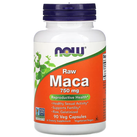 Now Foods Maca Перуанська Мака 750 mg 90 veg capsules