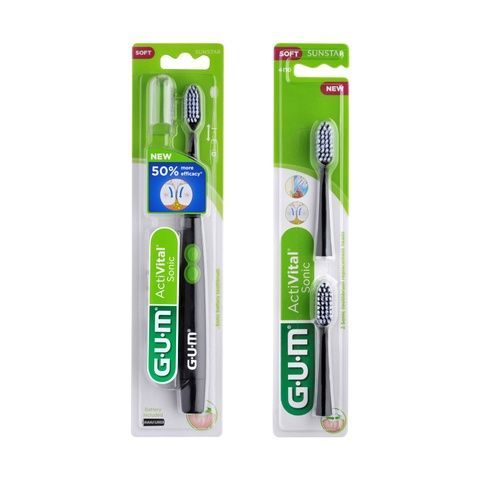 GUM Activital Sonic Daily Електрична зубна щітка чорна