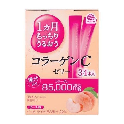YUWA Collagen Jelly Колаген у формі желе зі смаком персика 34 шт