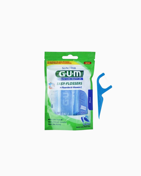 GUM Easy Flossers Vitamin E Зубна нитка з фторидом 30 шт