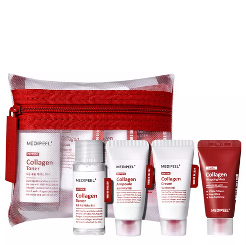 MEDI-PEEL Red Lacto Collagen Skin Care Trial Kit Набір мініатюр для обличчя