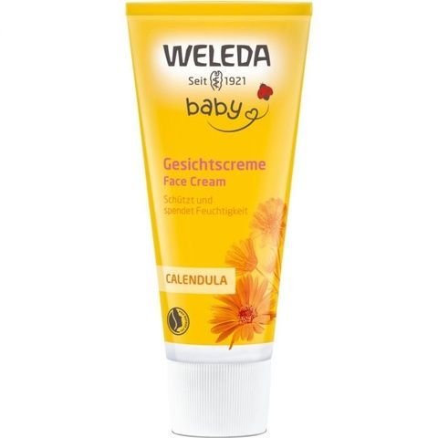 Weleda Baby Calendula Face Cream Календула дитячий крем для обличчя 50 ml