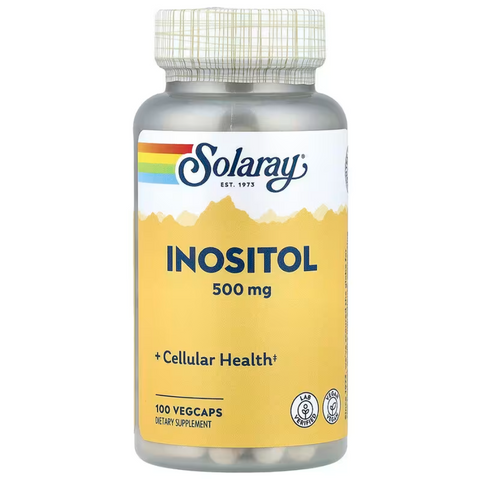 Solaray Inositol 500 mg Інозитол 100 VegCaps