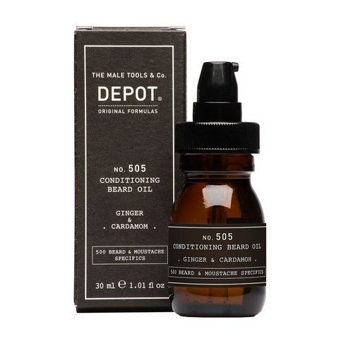 DEPOT 505 Conditioning Beard Oil "Ginger & Cardamom" Олія для бороди "Імбир та кардамон" 30 ml