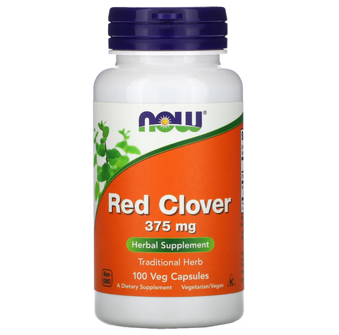 Now Foods Red Clover Червона конюшина 375 mg 100 herbal capsules