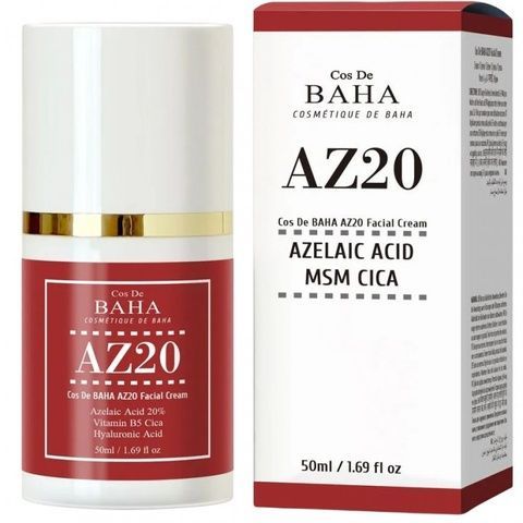 Cos De BAHA AZ20 Facial Cream Крем для обличчя з азелеїновою кислотою 20% 50 ml