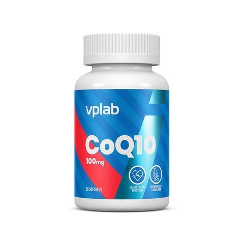 VPLab CoQ10 100 mg Коензим Q10 60 Softgels