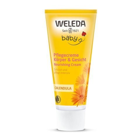 Weleda Calendula Pflegecreme Календула дитячий крем для тіла 75 ml
