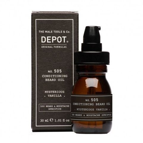 DEPOT 505 Conditioning Beard Oil "Mysterious Vanilla" Олія для бороди "Містична ваніль" 30 ml