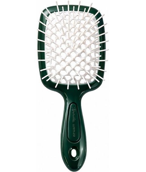 Janeke Superbrush The Original Italian Small Щітка для волосся мала Смарагдовий/Білий
