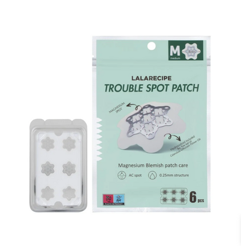 LALARECIPE Trouble Spot Patch Гідроколоїдні пластирі від прищів (М) 18мм 6 шт