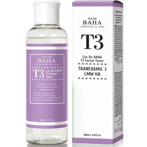 Cos De BAHA Tranexamic 3% LMW HA Toner Тонер для обличчя з транексамовою кислотою 200 ml