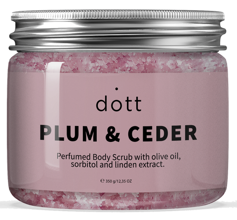 Dott Парфумований скраб для тіла | PLUM & CEDAR 350 g