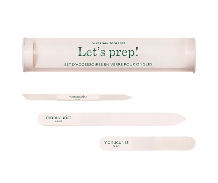 Manucurist Trio Glass Naip Preparation Набір аксесуарів для нігтів