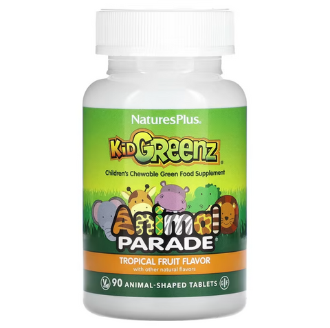 Nature's Plus Source of Life Animal Parade Kid Greenz Комплекс Зелених Суперфудів 90 шт