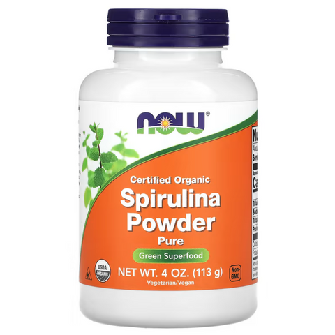 Now Foods Spirulina Powder Органічна Спіруліна (порошок) 113 g