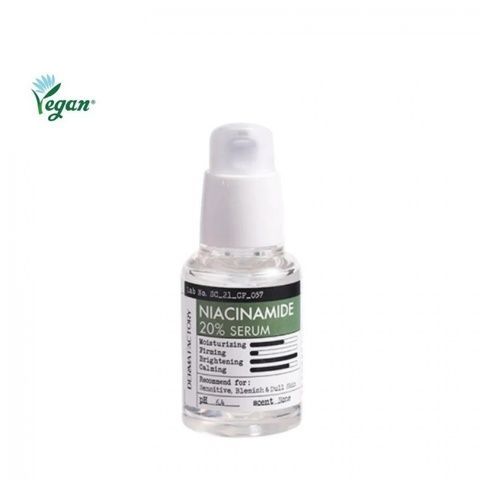 Derma Factory Niacinamide 20% Serum Заспокійлива сироватка для обличчя з ніацинамідом 30 ml