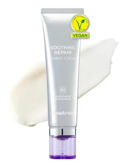 DERMAFIRM Soothing Repair Toning Cream R4 Тонізуючий крем з глутатіоном та бакучіолом 50 g