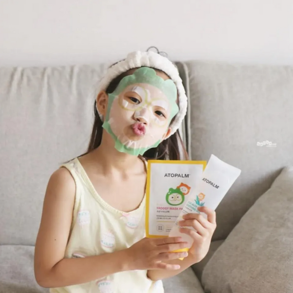 Atopalm Kids Froggy Mask Маска тканинна заспокійлива для дітей 15g*1ea