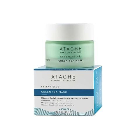 Atache Essentielle Reaffirming Mask Green Tea Відновлююча та заспокійлива маска з екстрактом зеленого чаю 50 ml