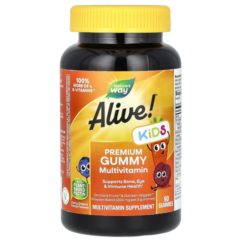 Nature's Way Alive! Kids Premium Multivitamin Gummy Мультівітаміни для дітей 90 gummies