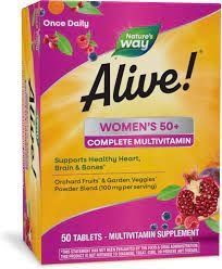 Nature's Way, Alive! Women's 50+ Complete Multivitamin Мультивітаміни для жінок 50+ 50 Tablets