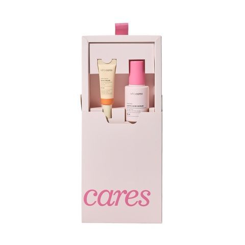 Whocares Gentle Peel Lactic Acid Serum x Bifida Barrier Sun Cream Набір засобів для обличчя