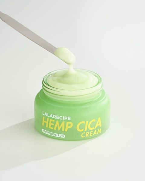 LALARECIPE Hemp Cica Cream Заспокійливий гель-крем з комплексом СІСА та коноплею 50 ml